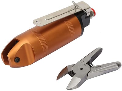 Dailygoods- Pneumatische Schaar Lichtgewicht - Luchtschaar - Tanggereedschap - Vervangbare Snijkop - Scherpe Stalen Schaarkop - Stevige Aluminium Behuizing