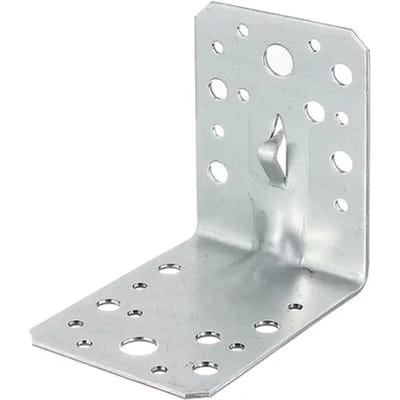Alberts Hoekanker - Sendzimir Verzinkt Staal - Versterkt - 90x90x65mm