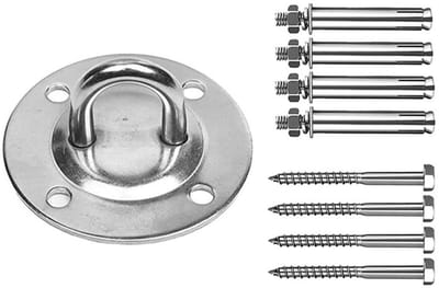 Store_9 - Plafondhaak - Heavy Duty - Tot 450 kg dragend - Draaibaar - Schommelhaak - Perfect voor yogahanddoek en hangmat