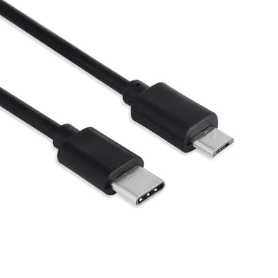 Goobay 67992 USB-kabel 0,6 m Micro-USB B USB C Zwart