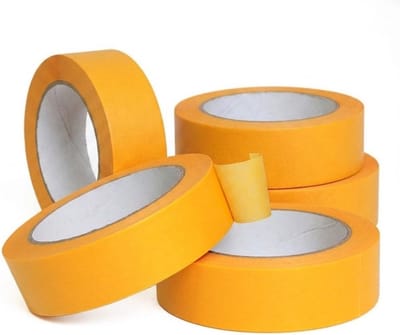 5 Rollen Washi Tape in Oranje 10mm x 50m - Kleurige Malerkrepp voor Creatieve Klussen, Decoratie en Renovatie zonder Resten