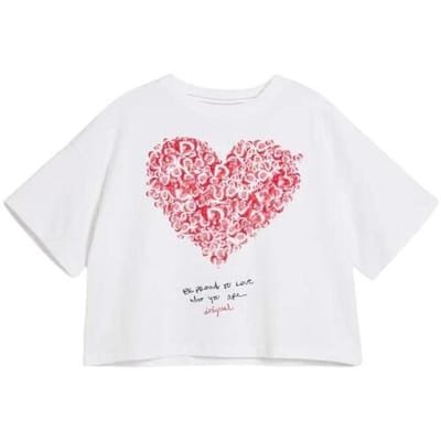 T-shirt Korte Mouw Desigual 26SGTK11 1000