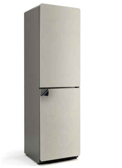 Wallfluent Magnetische Koelkastmat - Lichtbeige Koelkast Magneet Sticker - 60 cm x 205 cm - Lichtbeige Magnetische Koelkastmat - Koelkast Magneet Decoratie - Magnetische Koelkastbescherming - Keuken Decoratie Magneet