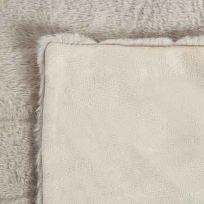 LABYAR - Plaid - Beige - 180 x 220 cm - Polyester