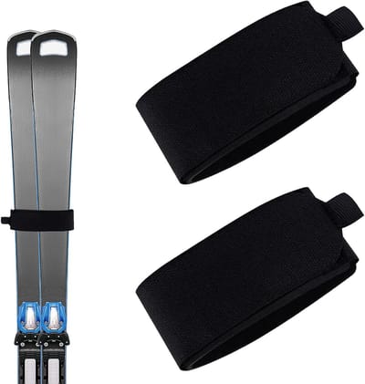 Verstelbare skitouwen en -riemen, EVA-banden, skiriemen met beschermende pads voor optimale grip en comfort