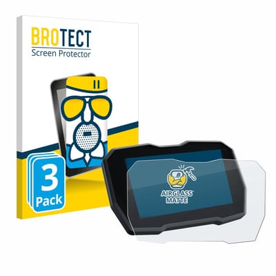 BROTECT - Screenprotector voor Ducati Multistrada V4 2021+ - Folie Beschermfolie Beschermglas matte 3 Stuks