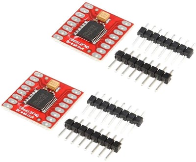 2 Stuks Dual Motor Driver Module voor DC Motoren 1A PWM Sturing