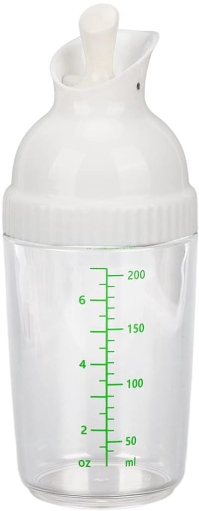 Allecto - Saladedressing Shaker - Lekvrije Keukenmixfles - Handvat