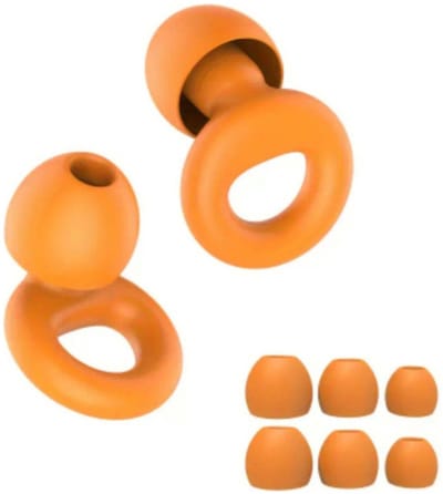 BMJ Trading ® - Oordoppen voor Slapen - Earplugs - Overprikkeling - SNR 26 dB Demping - Oordopjes voor Geluidsdemping - Herbruikbare Gehoorbescherming - Festival Oordopjes - Earplugs - 8 Dop - Oranje