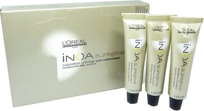 Loreal INOA Supreme Anti Age Coloration Permanente Crème Haarkleur 3x16g - 04,25 Kaiserliches Holz / Imperial Wood