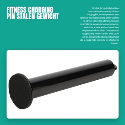 Gewichtspinnen van roestvrij staal - Laadpin - Fitness Accessoire - Kabelpulley Systeem - Dumbbell Ondersteuning - Afmetingen 20x220mm/20x320mm/48x320mm