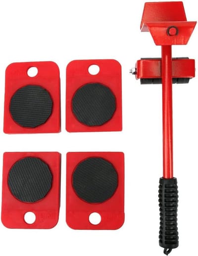 Meubeltransportwieltjes - Meubeltransportroller - 4 meubelrollers - Meubellifter - Zware transportwielen