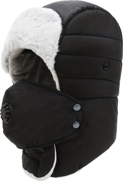Bovista Wintermuts - Heren - Dames - Volwassenen - Muts - Ski Mask - Bivakmuts - Balaclava - Ski Masker - Face Mask - Full Face Mask - Winter - Zwart