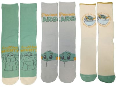Star Wars The Mandalorian - Grogu Unisex Sokken - meerkleurig - S-M