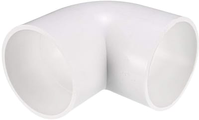 Dailygoods- Pijpfitting 90 Graden - PVC Elleboogconnector - Slagvast - Waterdicht - Hoekverbinding - Voor Sanitair en Irrigatie - Elleboogfitting