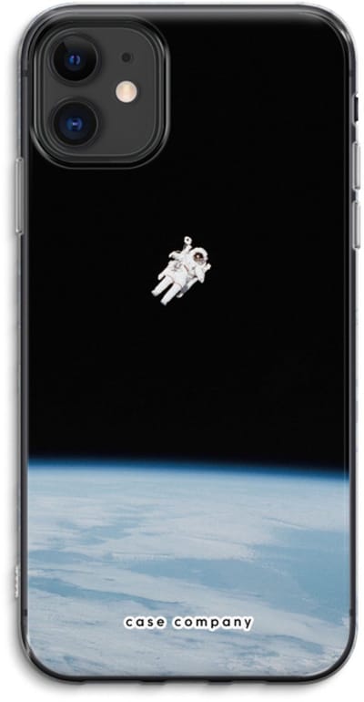 Case Company® - Hoesje geschikt voor iPhone 11 hoesje - Alone in Space - Soft Cover Telefoonhoesje - Bescherming aan alle Kanten en Schermrand