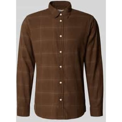 Slim fit vrijetijdsoverhemd van puur katoen, model 'SLIMOWEN'