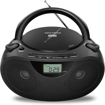 Draagbare Boombox met Bluetooth, CD-speler, FM/AM Radio en USB - Stereo Geluid