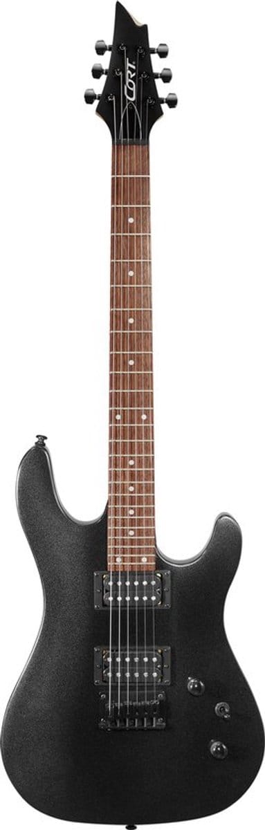 Cort KX100 Metallic ST-Style Elektrische Gitaar Black