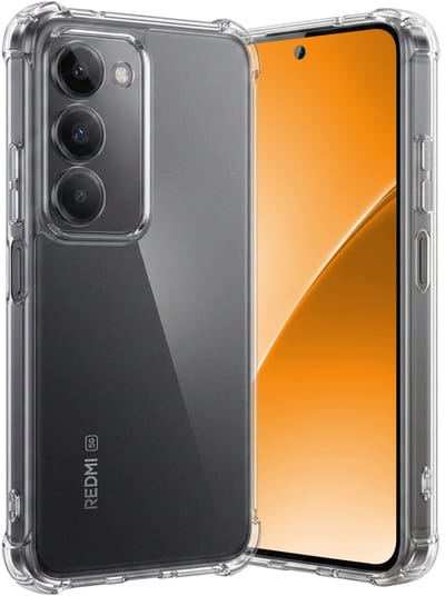 Hoes - Geschikt voor Xiaomi 15 - Sterk & Shockproof - Siliconen Case - Back Cover - Telefoon Hoesje Shock Proof - Transparant