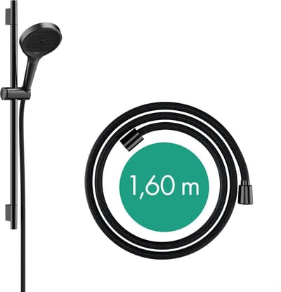 Hans Grohe Hg Shower Set Rainfinity 130 3Jet Unica S Puro 650Mm Push Slider Bbc