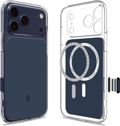 Spigen Geschikt voor Apple iPhone 17 Pro Max - Ultra Hybrid T - Camerabediening - Geschikt voor Mag - Back Cover Hoesje - Blauw