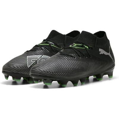 Puma Voetbalschoenen voor kinderen: Future 8 Pro voor kunstgras (Zwart, Groen)