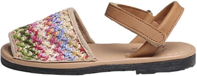 Kindersandalen van veelkleurige stof met klittenbandsluiting | COVA-NZ