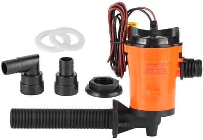 OmGoods - Dailygoody - Boot Lenspomp - 12V Beluchtingspomp - Efficiënt en Betrouwbaar - Compact Formaat - Perfect voor Levend Aas - Ideaal voor Watersporters - ...