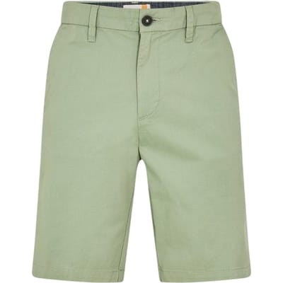 Timberland Heren Claremont Twill Rechte Chino Shorts (Green Bay)