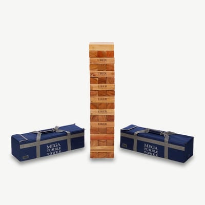 Hardhouten Stapeltoren - 50 KG - Gelakt - tot 200+ cm hoog - ECO Made in India - In luxe draagtas