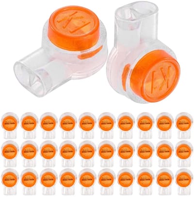 Dailygoody - Uy Jelly Krimp Connectoren - 200 Stuks voor Waterdichte
