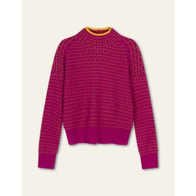 Oilily Kubb Trui- maatL Fuchsia Roze