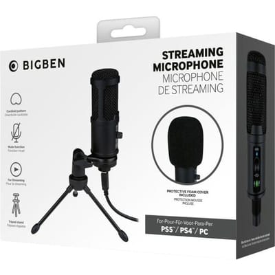 Bigben Streaming Microphone with Tripod-Standaard (Diversen) Nieuw