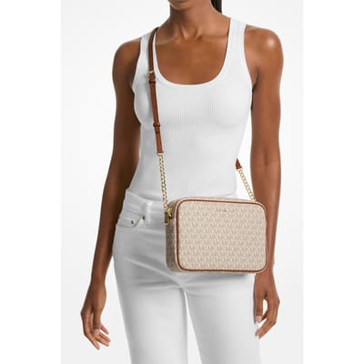 Michael Kors Large East West Crossbody Vanilla Size: OS | Handbags Outlet | Dames | Beige