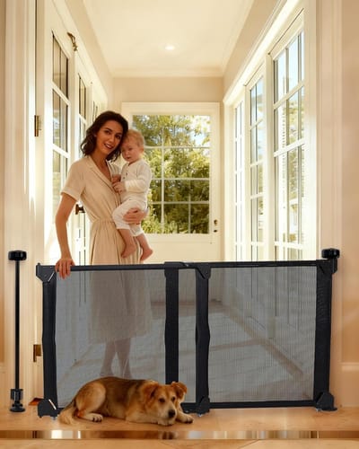 Verstelbare Opvouwbare Baby- en Hondenhekken van 81cm tot 140cm - Duurzaam en Veilig voor Trappen en Deuren