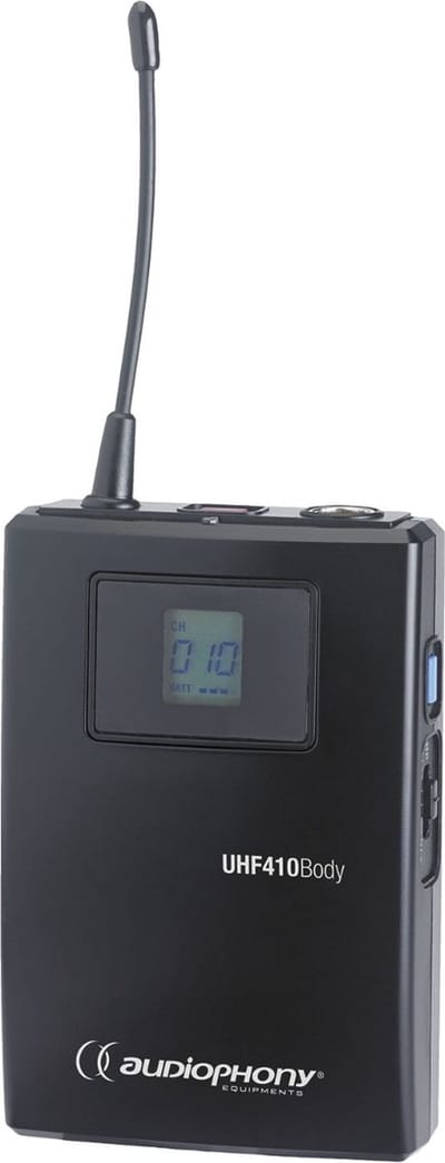 Audiophony UHF410body Bodypack True Diversity zender