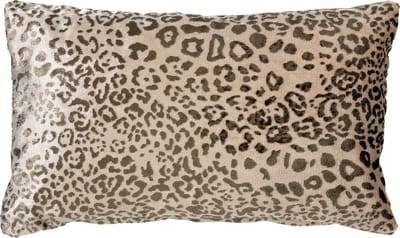 LEONELLE | sierkussen 30x50 cm | Pumice Stone | beige | dierenprint | Hoii | met duurzame kussenvulling