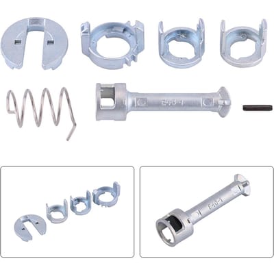 Reparatieset voor Voorste Linker en Rechter Cilinder Voor Bmw E46 3 Serie (1998-2005) 7-Delige Metalen Cilinderkit