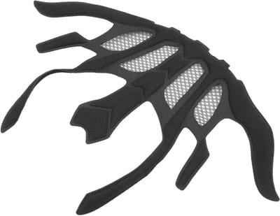 Fietshelm Kussens - Helm Vulling - Helm Comfort - Zelfnivellerend - 2 Sets - Zwart