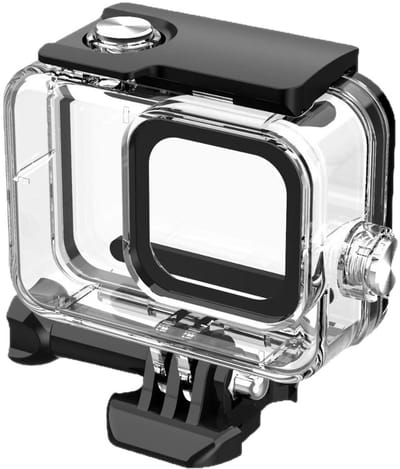 Waterdichte behuizing voor GoPro Hero 13/12/11/10/9 – 60M dieptebestendig - Beschermende case transparant - GoPro onderwater - Zwart