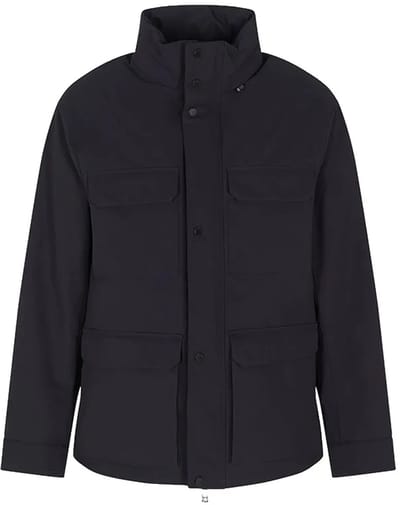 Armani Exchange Xm001127_af16595 Gewatteerde Jas Zwart M Man