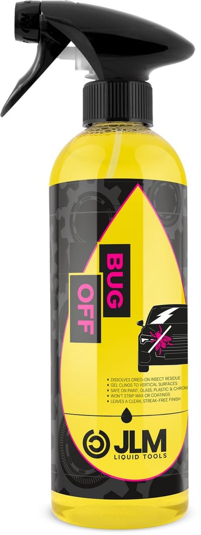 JLM Bug Off - Insectenverwijderaar Gel - Voor Ingedroogde Insectenresten - Veilig Voor Kunststof - Gel - 750ml