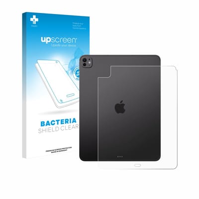 upscreen - Screenprotector voor Apple iPad Pro 13" 2025 (Achterkant) - Folie Beschermfolie transparant antibacterieel