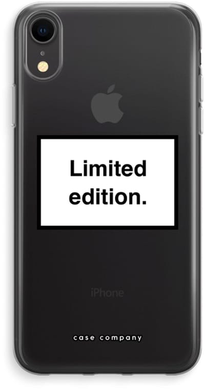 Case Company® - Hoesje geschikt voor iPhone XR hoesje - Limited edition - Soft Cover Telefoonhoesje - Bescherming aan alle Kanten en Schermrand