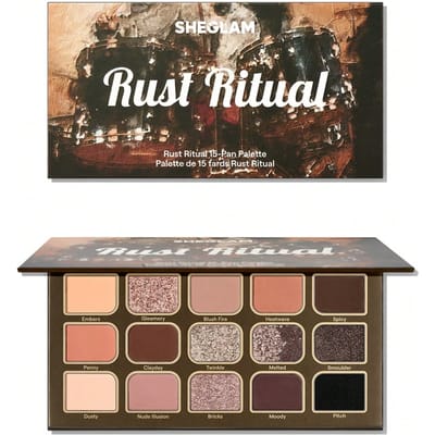 Rust Ritual 15-Kleuren Oogschaduwpalet Merk Beauty Cosmetica Make-Up Voor Vrouwen En Meisjes