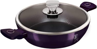 Kookpan - Gietpan - Dagelijks Koken - Titan Non-stick Coating - 28 cm - Paars