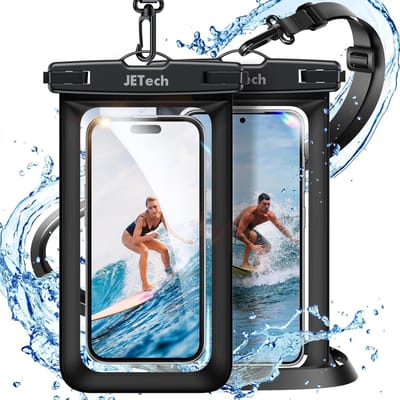 Waterdichte Telefoonhoes – Set van 2 – IPX8 Gecertificeerd – Geschikt voor Smartphones tot 7,2 Inch
