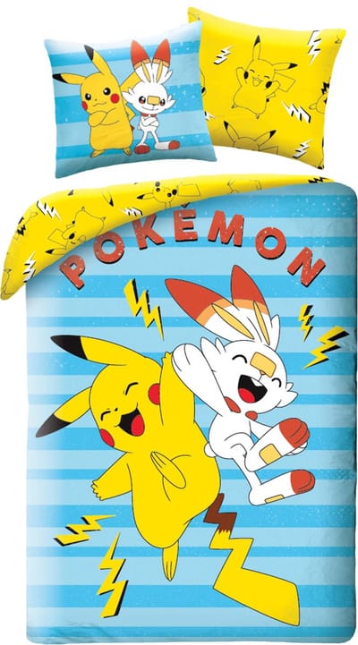 Pokémon Dekbedovertrek, High Five - Eenpersoons - 140 x 200 cm - Katoen