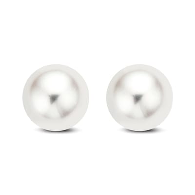 New Bling Goud 9NBG-0012 - Oorknopjes Bol - Parel - 6mm - Goud